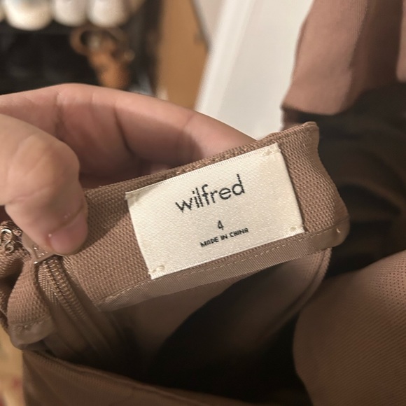 Aritzia Wilfred Ecoulement Jumpsuit in Nutmeg - Picture 9 of 9